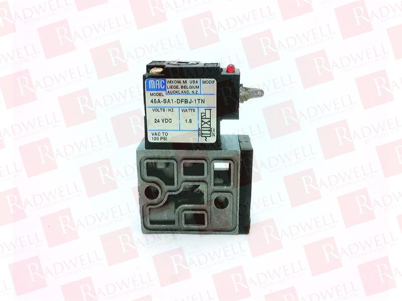 MAC VALVES INC 45A-SA1-DFBJ-1TN