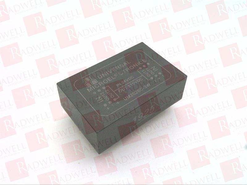  , CONVERTER, DC/DC, 24 VDC IN, 15 VDC OUT, DIP-12