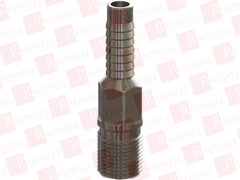 3/4" PIPE ID, THREADED COMBINATION NIPPLE FOR HOSES STAINLESS STEEL