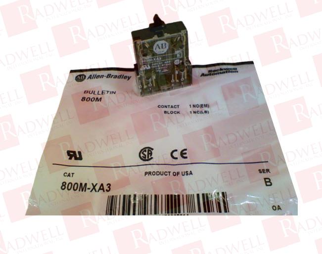 ALLEN BRADLEY 800M-XA3