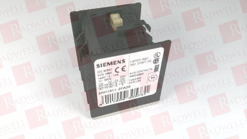 SIEMENS 3RH1911-2FA20