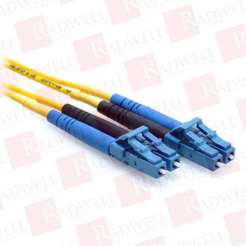 FIBER PATCH CABLE, LC/LC, DUPLEX, OS1 9/125, SINGLE MODE, 3M, YELLOW, RISER RATED JACKETING (OFNR), 1.8MM CABLE DIAMETER, TYPE A-B POLARITY, 1310-1550 NM, 0.25-0.35 KB/DM