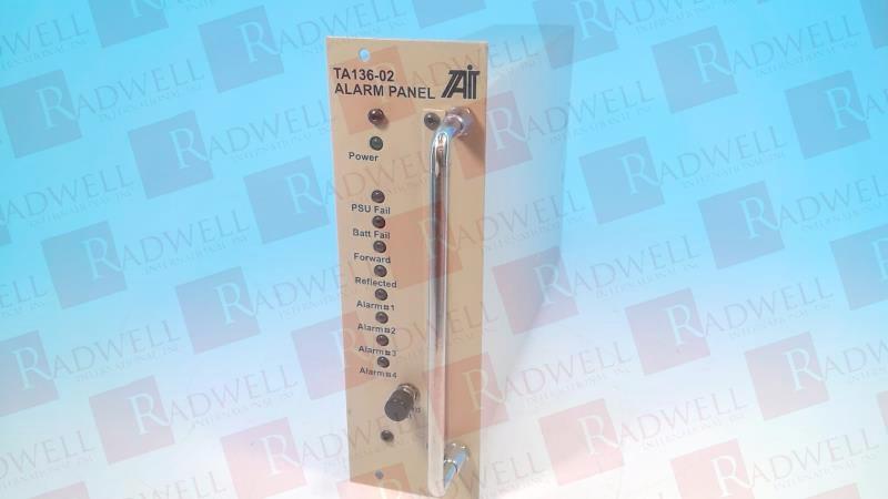  , ALARM PANEL, 9 INDICATOR LIGHTS, FORWARD TEST PUSH BUTTON, TWO 15-PIN CONNECTORS