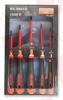 (PRICE/PK OF 5) 5 PIECE SCREWDRIVER SET, KIT CONTENTS:SCREWDRIVERS IN SIZES: 0.8X4X100MM, 1X5.5X125MM, 0.5X3X100MM, PH1X80MM, PH2X100MM, PRODUCT RANGE:- ROHS COMPLIANT: NA