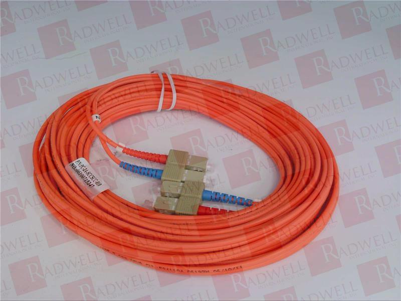 FIBER OPTIC CABLE SC-SC MM DUPLEX 62.5/125 10M AVAILABLE, SURPLUS, NEVER USED, 2 YEAR   WARRANTY