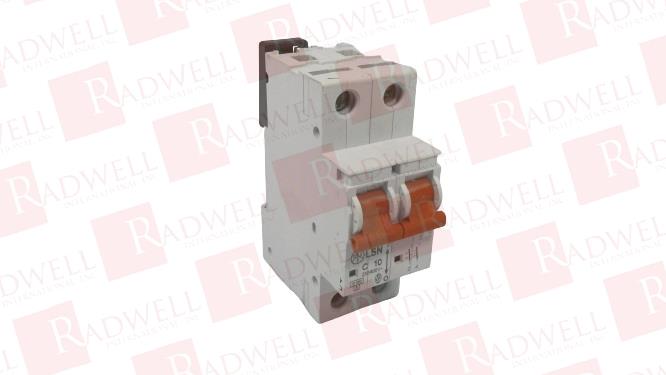  , CIRCUIT BREAKER, 10AMP, 2POLE, C-CURVE, 230/400VAC, DIN RAIL MOUNT
