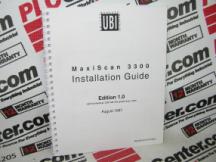 INSTALL GUIDE MAXISCAN 3300 MS/3300/IG/10/E/970831