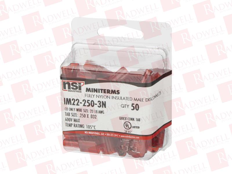 NSI INDUSTRIES IM22-250-3N
