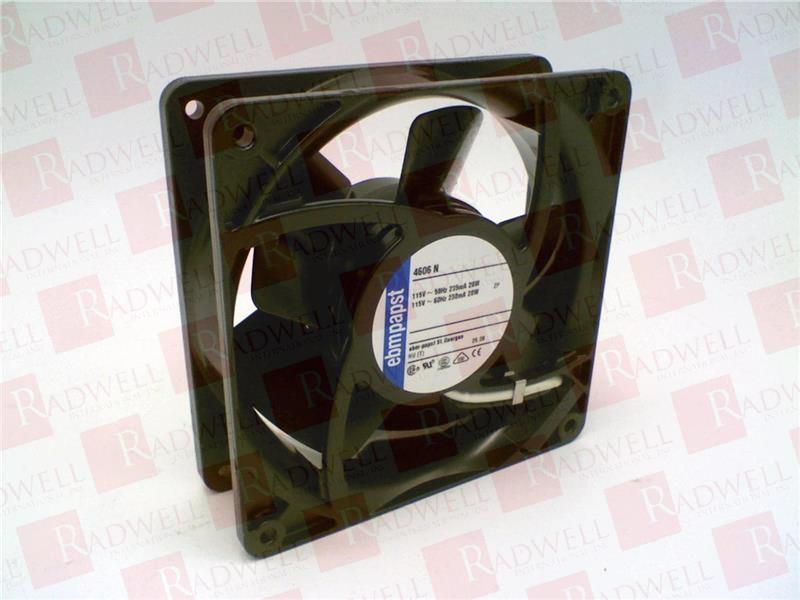 AXIAL BALL BEARING FAN, 115VAC, 51DBA, FRAME SIZE 119 MM, EXTERNAL DEPTH 38 MM, FLOW RATE - IMPERIAL 105.9 CU.FT/MIN,
