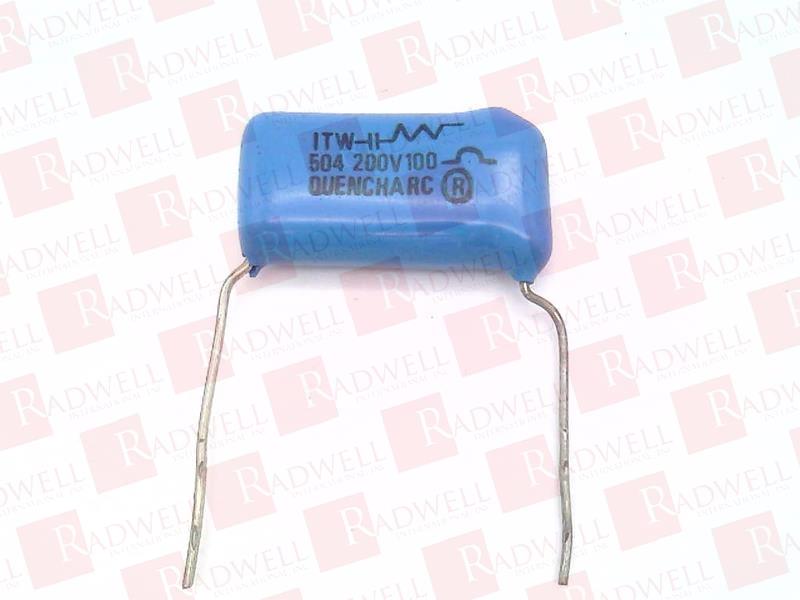 CAPACITOR, .5UF, 20PERCENT TOLERANCE, 200/125V, 100OHM, .5W