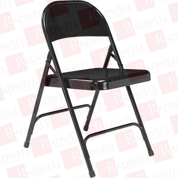 PACK OF (4) 18-1/4" WIDE X 18-1/2" DEEP X 29-1/4" HIGH, STEEL STANDARD FOLDING CHAIRS BLACK