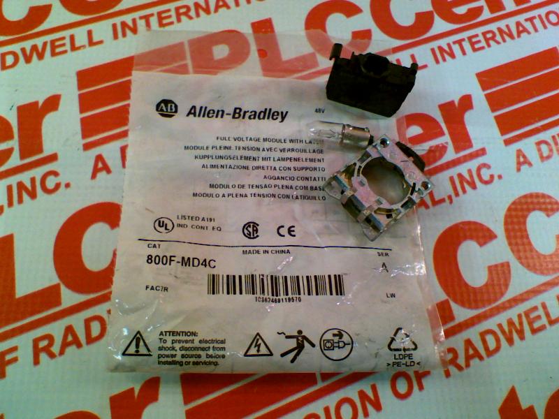 ALLEN BRADLEY 800F-MD4C
