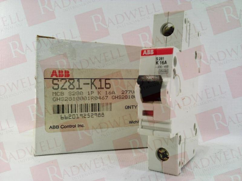 ASEA BROWN BOVERI S281-K16