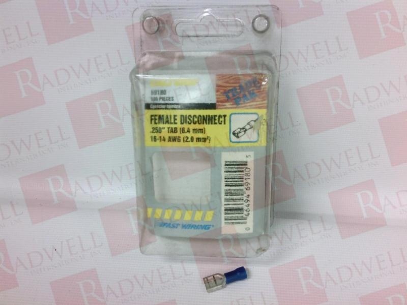 SPADE CONNECTOR FEMALE 16-14AWG PRICED EACH