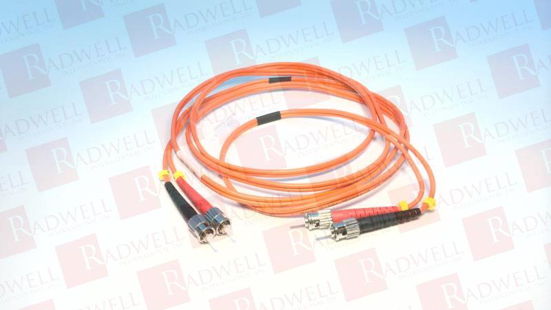 FIBER OPTIC CABLE, 2 METER, ST-ST, DUPLEX, MULTIMODE, 62.5/125 PATCH CABLE