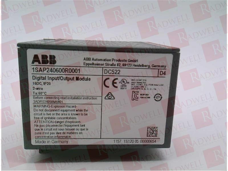 ASEA BROWN BOVERI 1SAP240600R0001