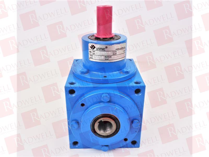  , BEVEL GEARBOX, MODEL RC, SIZE 110, 15-20 INCH GEAR BACKLASH, 3000 MAX RPM, 1/01.5 RATIO