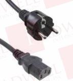 CABLE ASSEMBLY, POWER CORD, 8.2FT, 10A, BLACK; CONNECTOR TYPE A:CEE 7/7 PLUG; CONNECTOR TYPE B:IEC 60320 C13; CABLE LENGTH - METRIC:2.44M; CURRENT RATING:10A; VOLTAGE RATING:250VAC; JACKET C ...