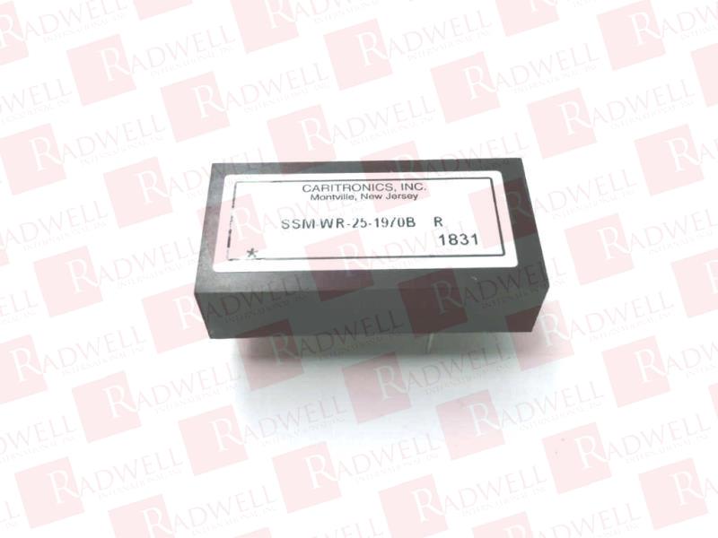 CARITRONICS SSMWR251970B