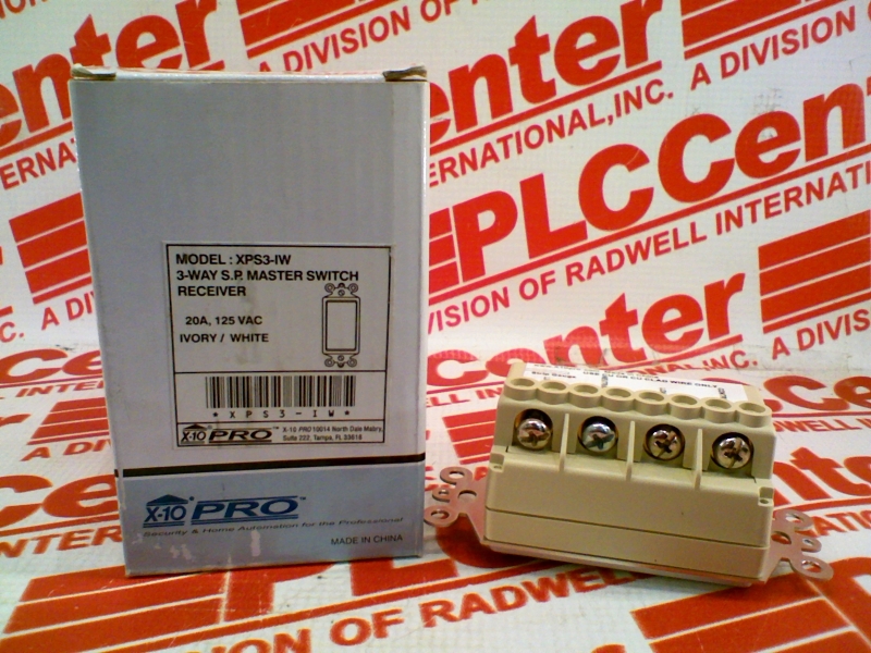 WALL SWITCH MASTER/RECEIVER 3WAY 20AMP 125V
