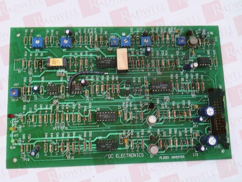  , PC BOARD, INVERTOR CARD, LED NOTIFICATION CLAMP/START/RUN, POTENTIOMETER ADJUSTMENT, 26 PIN CONNECTOR