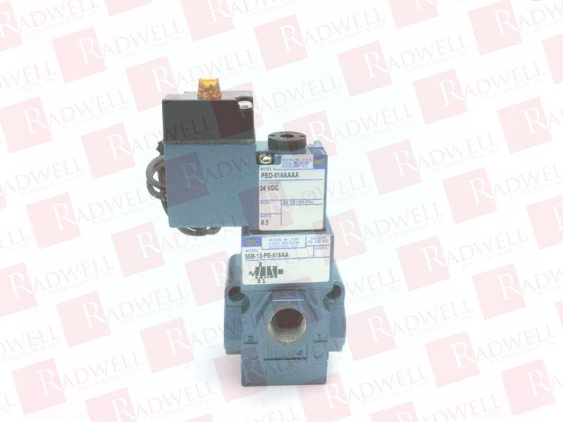 MAC VALVES INC 55B-12-PE-616AA