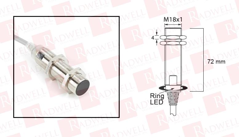 RADWELL VERIFIED SUBSTITUTE NBB8-18GM50-E0-SUB