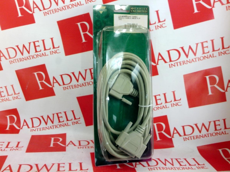 CABLE CONNECTOR RS232 DB25 F/F 25C 15FT