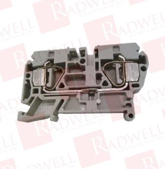 1492R6
 
SINGLE CIRCUIT SCREWLESS TERMINAL BLOCK
6 MM MAX. WIRE
FEED THROUGH BLOCK
GRAY
FACTORY WARRANTY DOES NOT APPLY.    