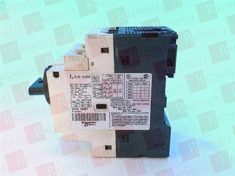 SCHNEIDER ELECTRIC GV2-P02/016-0.25A