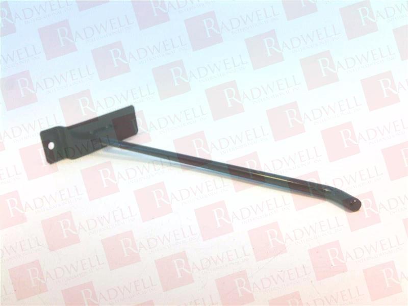 PEG HOOK, FOR SLATWALL, 8 INCH, BLACK,