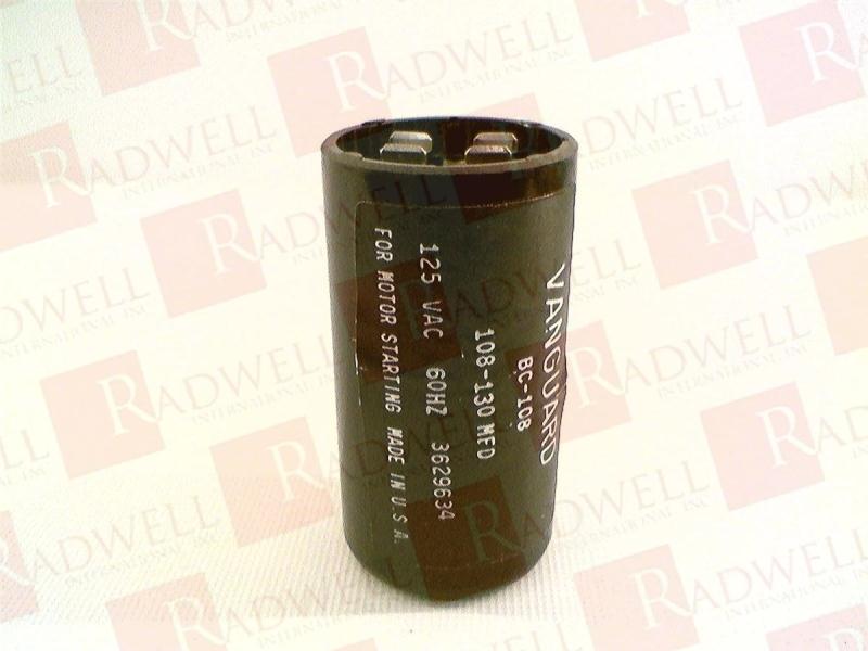 CAPACITOR MOTOR START 108-130MFD 125VAC