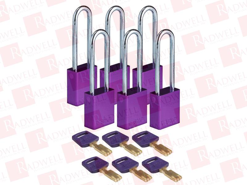 BRADY ALU-PRP-76ST-KA6PK