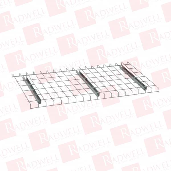 46" WIDE, 1-1/2" HIGH, OPEN SHELVING WELDED WIRE DECKING STEEL, 24" DEEP, USE WITH PALLET RACKS