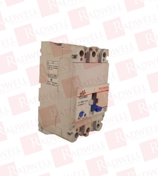  , CIRCUIT BREAKER, TRIPLE POLE, 'G' FRAME MCCB, 100 A MAX, 220 - 240 V, 50 - 60 HZ, 250 VDC