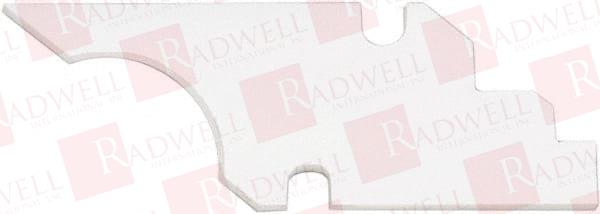 Q11 BI-DIRECTIONAL CERAMIC DEBURRING SCRAPER BLADE CURVED BLADE CROSS SECTION, USE ON STRAIGHT EDGE SURFACES