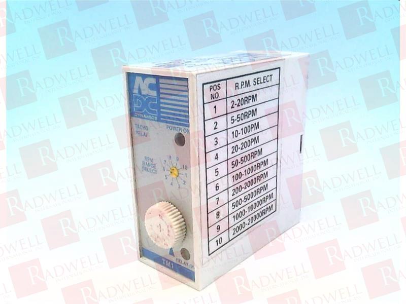 , TACHO RELAY, ADJUSTABLE RPM RANGE, 10 RANGES,11 PIN, SUPPLY 220VAC