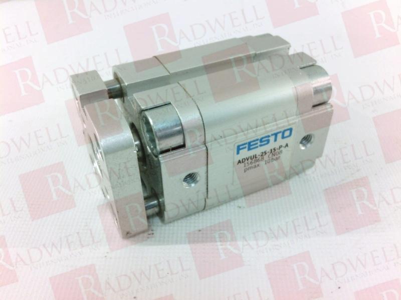 thumbnail image 2 of FESTO ADVUL-16-15-P-A 156853 Pneumatic Cylinder – New, Made In Germany 2 of 5