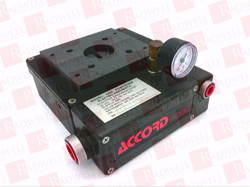 ELECTRO-PNEUMATIC POSITIONER