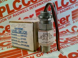 LEVEL SWITCH 1/2IN NPT 208/240VAC 1200PSIG N.O.
