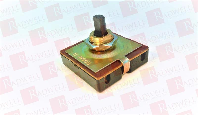 ROTARY SWITCH, ZE-260M-11 SERIES, OFF-ON, 6.5 AMP / 250 VAC, 13 AMP / 125 VAC, 13 AMP / 120 VAC (H), PHENOLIC BASE, METAL UP SHELL, PUSH-IN TERMINALS
