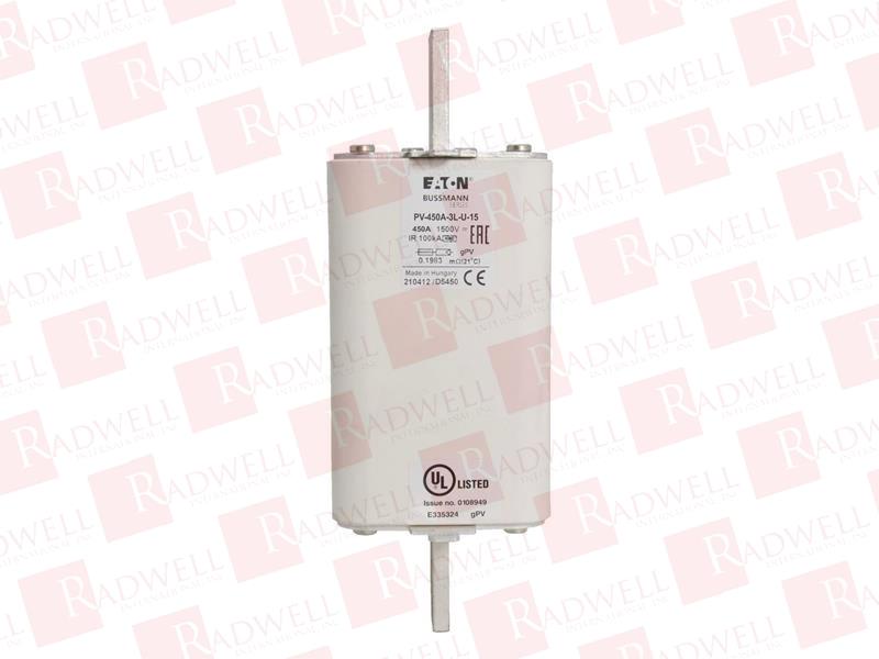 EATON CORPORATION PV-450A-3L-U-15