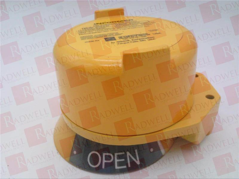 VALVE POSITION SENSOR, OPEN/CLOSED, NEMA TYPE 1/3/4/4X/5/6/12/13, 1 AMP MAX, 40 VOLTS MAX