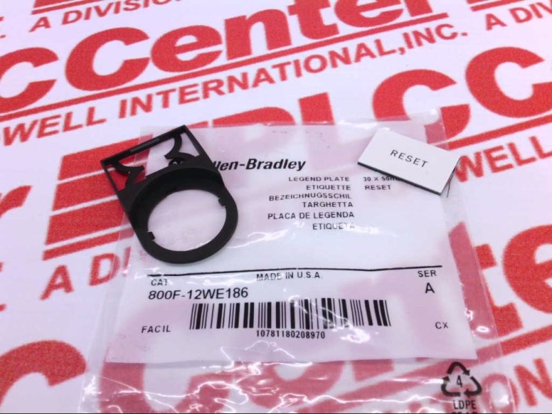 ALLEN BRADLEY 800F-12WE186