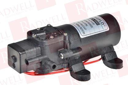 WATER PUMP, DIAPHRAGM, SELF-PRIMING, 12 VOLT DC, 35 PSI, 3.8 LPM, 3 AMPS