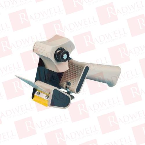 TAPE GUN DISPENSER, 2 INCH TAPE SIZE, 3 INCH CORE HOLDER, 4 3/4 INCH MAX ROLL DIA, STEEL FRAME, ADJUSTABLE TENSION BRAKE