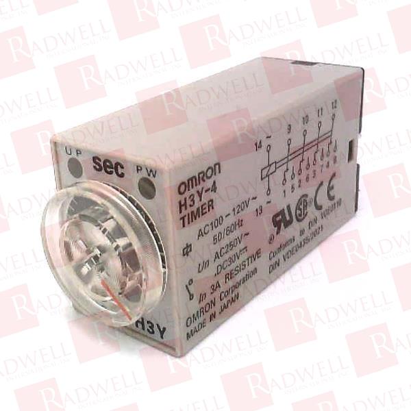 OMRON H3Y-4 AC100-120 30S