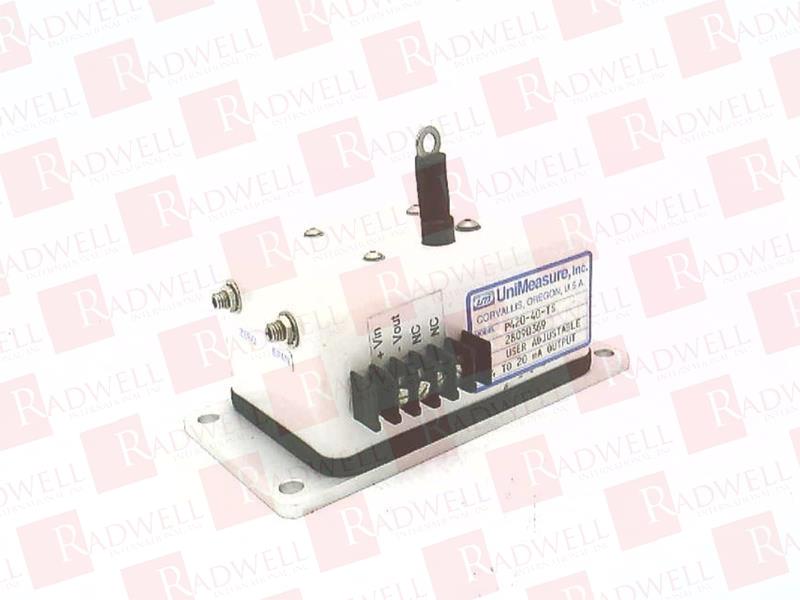  ,POSITION TRANSDUCER,4-20MA,USER ADJUSTABLE,40IN RANGE,TERMINAL STRIP
