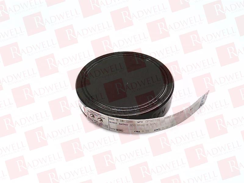  , GRAPHITE RUPTURE DISK, MONO TYPE, 2IN, 150PSI