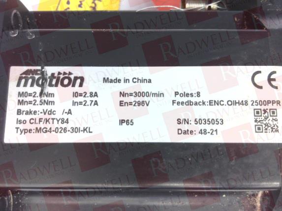ANCA MOTION FMG4-026-30I-KL